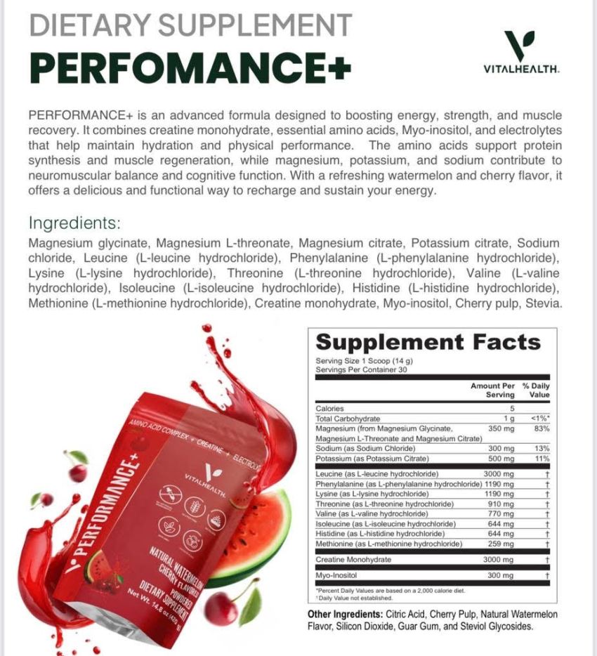 vitalhealth performance